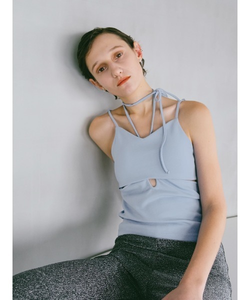 sahara｜カットアウトデザインキャミソール sahara（サハラ） キャミソール Cut Out Design Camisole/カットアウト