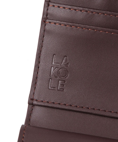 LAKOLE（ラコレ） ミニ 二つ折り 二つ折り財布 財布 フラップミニ