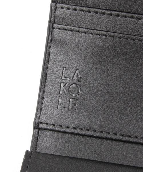 LAKOLE（ラコレ） ミニ 二つ折り 二つ折り財布 財布 フラップミニ