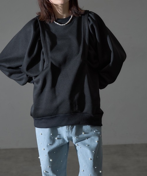 each alchemist トレーナー スウェット 裏起毛ワイドスリーブ