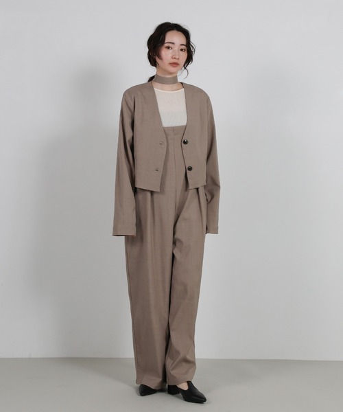 select MOCA Et サロペット オーバーオール 「Et」No-Collar Jacket