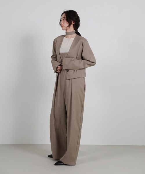 select MOCA Et サロペット オーバーオール 「Et」No-Collar Jacket