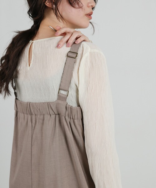 select MOCA Et サロペット オーバーオール 「Et」No-Collar Jacket