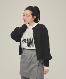 カーディガン 「eL」7G Glitter Wool Cardigan/291142 レディース｜ZOZOTOWN Yahoo!店