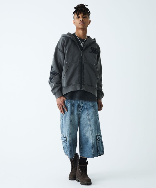 SUPPLIER（サプライヤー） パーカー フーディー｜Fleur Leather Patch