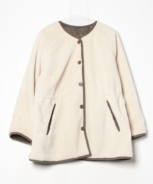 「Khaju」 コート ONE SIZE グリーン レディース_画像3