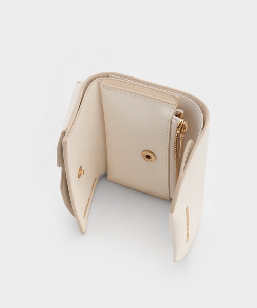 CHARLES & KEITH◆Enola フロント フラップ ウォレット◆送料込 CHARLES & KEITH 財布 Enola エノラ フロントフラップ