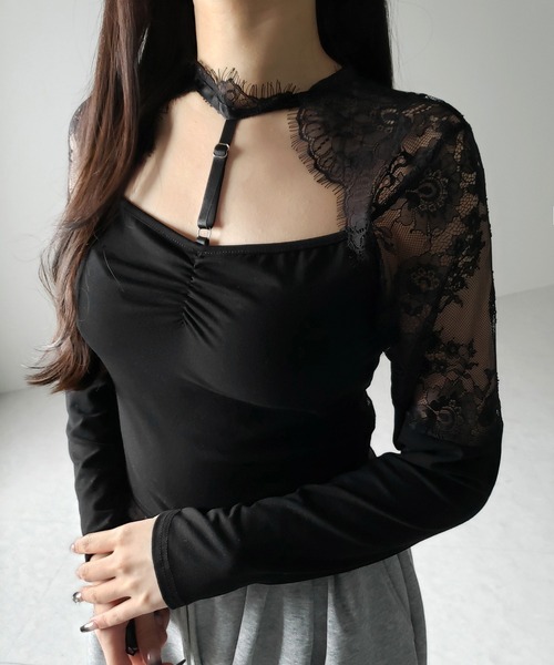 me+em select（ミームセレクト） 「 1color 」Y‐ストラップチョーカー