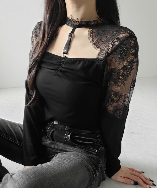 me+em select（ミームセレクト） 「 1color 」Y‐ストラップチョーカー