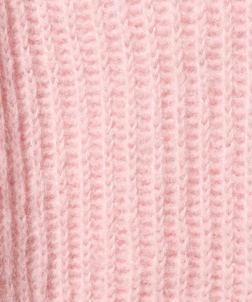 「Heather」 Vネックニット FREE チャコールグレー レディース_画像3