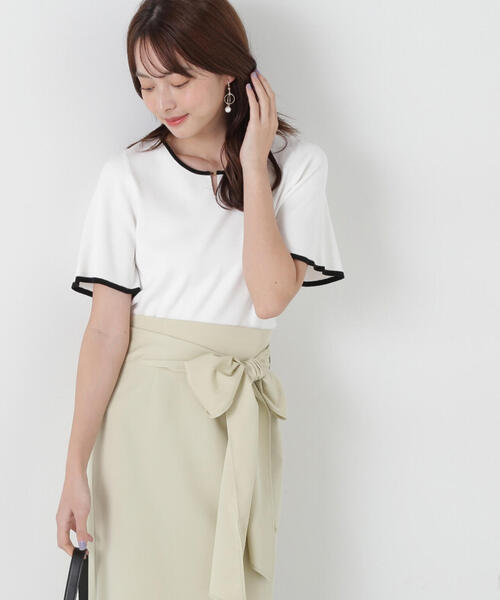 ニット セーター flare sleeve knit body suit レディース PROPORTION BODY DRESSING ニット セーター フレア袖総針ニット
