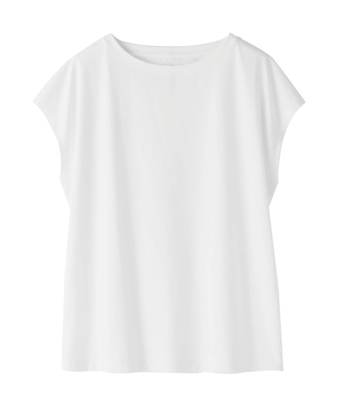 無印良品（MUJI） tシャツ 半袖 婦人 天竺編みフレンチスリーブT