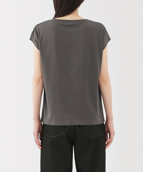 無印良品（MUJI） tシャツ 半袖 婦人 天竺編みフレンチスリーブT