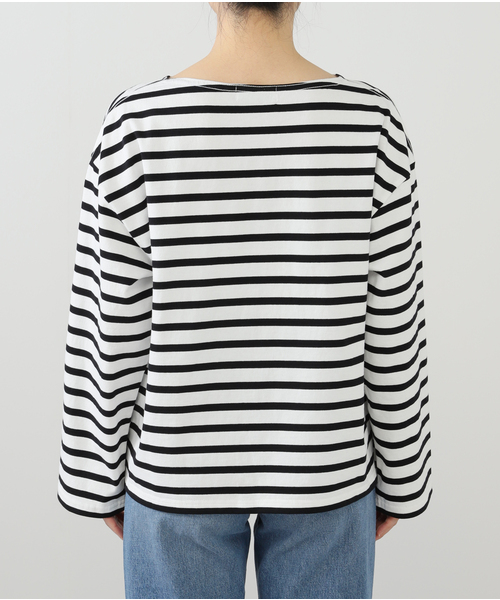 希少 黒入荷！ ボーダーロンTEE tシャツ IENA SLOBE レディース ZOZOTOWN : トップス