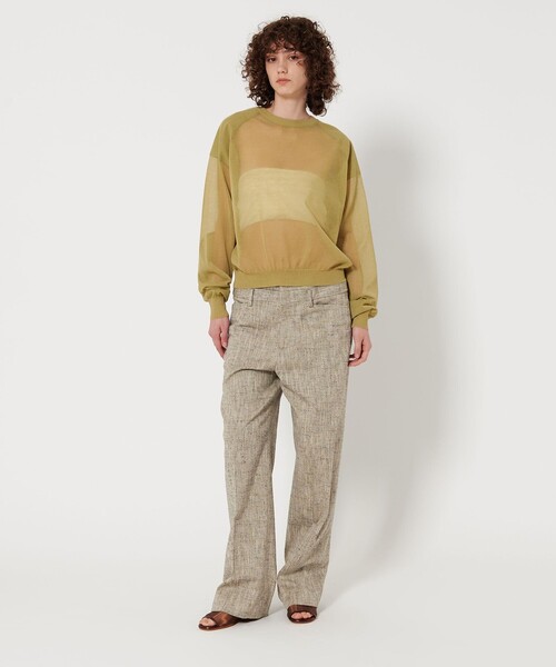 パンツ 6(roku) rayon wool pants パンツ 6(roku) rayon wool pants 6（ロク）の「＜6(ROKU