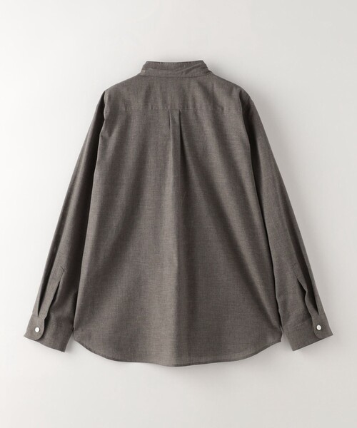 USA製 Steven Alan リバースシーム ストライプ 半袖シャツ グレー STEVEN ALAN シャツ 「Steven Alan」 70 チェック リバース