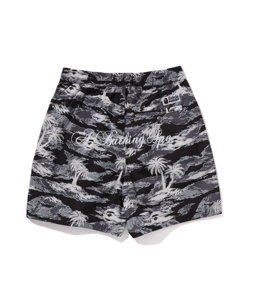 国内配送★A BATHING APE★パームツリー柄 ビーチショートパンツ A BATHING APE パンツ PALM TREE CAMO RELAXED FIT BEACH SHORTS