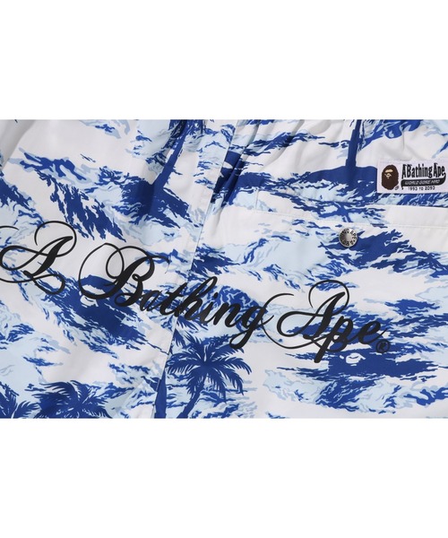 国内配送★A BATHING APE★パームツリー柄 ビーチショートパンツ A BATHING APE パンツ PALM TREE CAMO RELAXED FIT BEACH SHORTS
