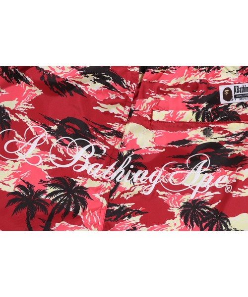 国内配送★A BATHING APE★パームツリー柄 ビーチショートパンツ A BATHING APE パンツ PALM TREE CAMO RELAXED FIT BEACH SHORTS