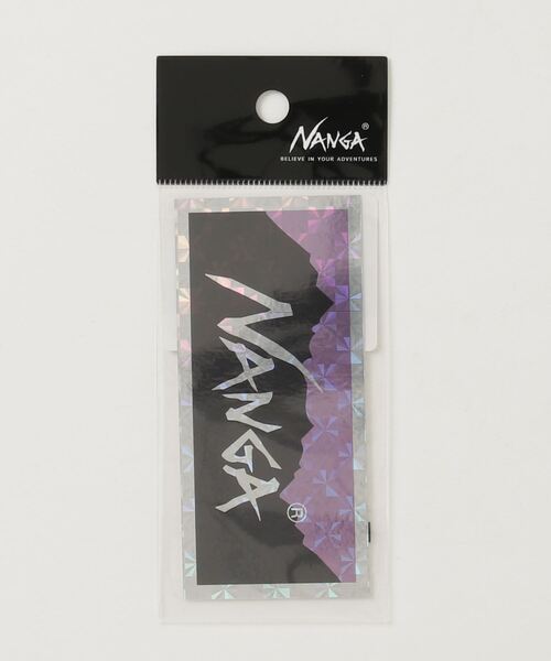 NANGA（ナンガ） ステッカー HOLOGRAPHIC LOGO STICKER ホロ