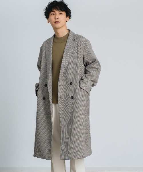 「improves」 「suggestion」チェスターコート MEDIUM ブラウン メンズ_画像2