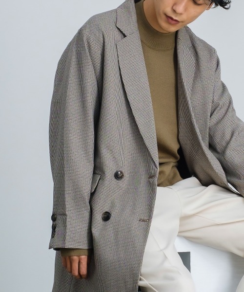 「improves」 「suggestion」チェスターコート MEDIUM ブラウン メンズ_画像4