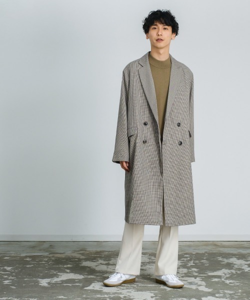 「improves」 「suggestion」チェスターコート MEDIUM ブラウン メンズ_画像7