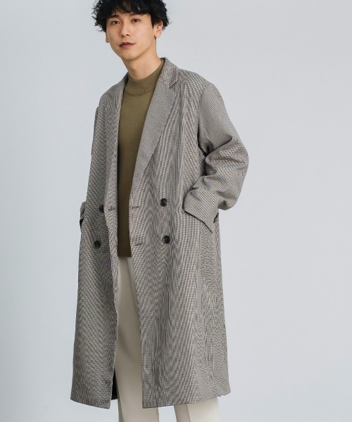 「improves」 「suggestion」チェスターコート MEDIUM ブラウン メンズ_画像8