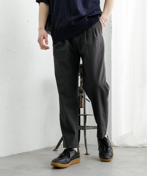 SENSE OF PLACE by URBAN RESEARCH パンツ ダブルタックテーパード