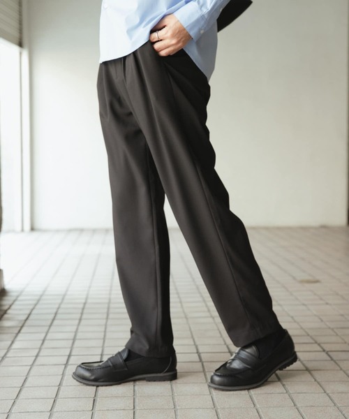 SENSE OF PLACE by URBAN RESEARCH パンツ ダブルタックテーパード