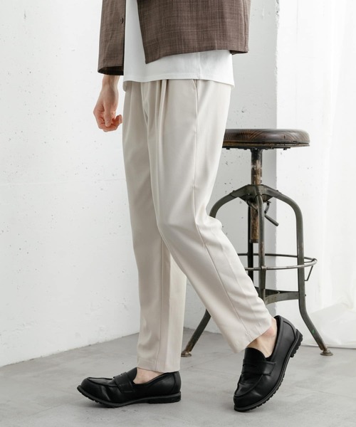 SENSE OF PLACE by URBAN RESEARCH パンツ ダブルタックテーパード