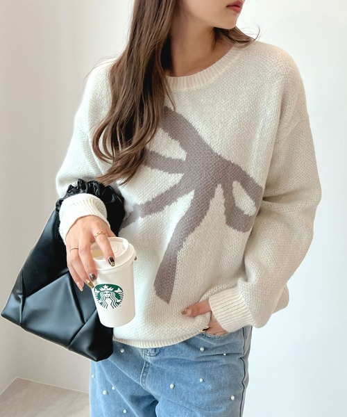 「Futier land」 長袖ニット FREE グレー レディース_画像7