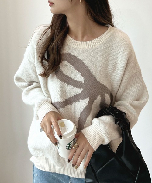 「Futier land」 長袖ニット FREE グレー レディース_画像8