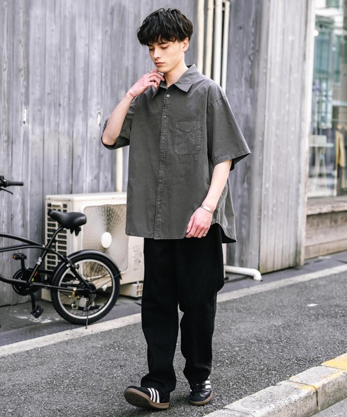 Rocky Monroe シャツ オーバーサイズ ピグメントダイ加工