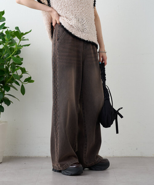 デニム・ジーパン SS24 PANTALONE (DW0DW1761232 1CE) w closet ジーンズ デニム デニムパンツ 「2サイズ展開」サイド