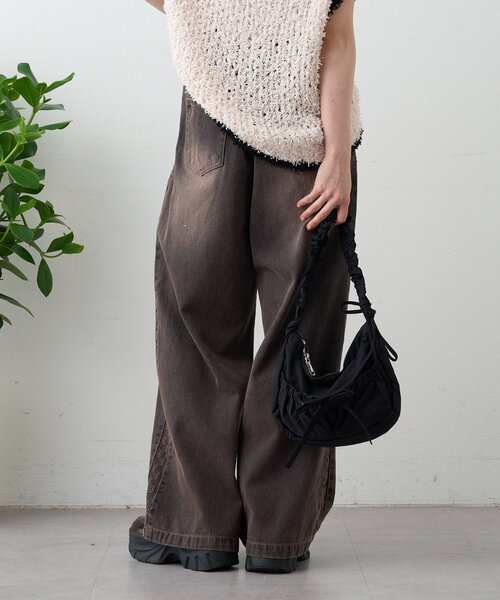 スピード配送◆送込【BALENCIAGA】ローウエスト*デニムパンツ BALENCIAGA】Fitted Low-waist Pants ローウエスト パンツ