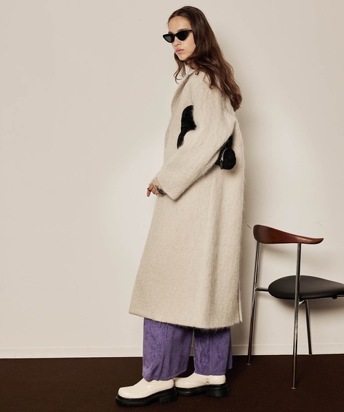 MAISON SPECIAL ベージュ チェスターコート MAISON SPECIAL（メゾンスペシャル） チェスターコート FREE ベージュ