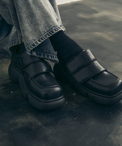 Shoowtime（ショウタイム） ローファー Synthetic Leather Velcro