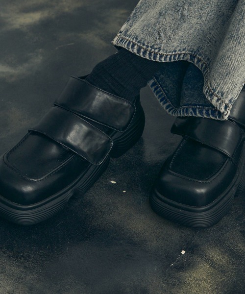 Shoowtime（ショウタイム） ローファー Synthetic Leather Velcro