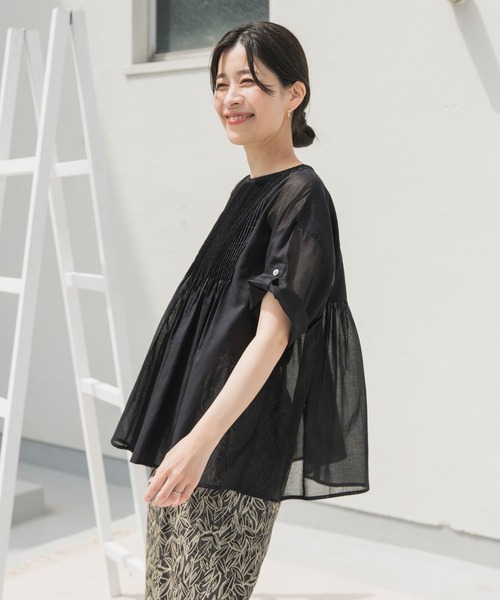 URBAN RESEARCH DOORS - siiwa ピンタックブラウス URBAN RESEARCH DOORS（アーバンリサーチドアーズ）の「2WAY