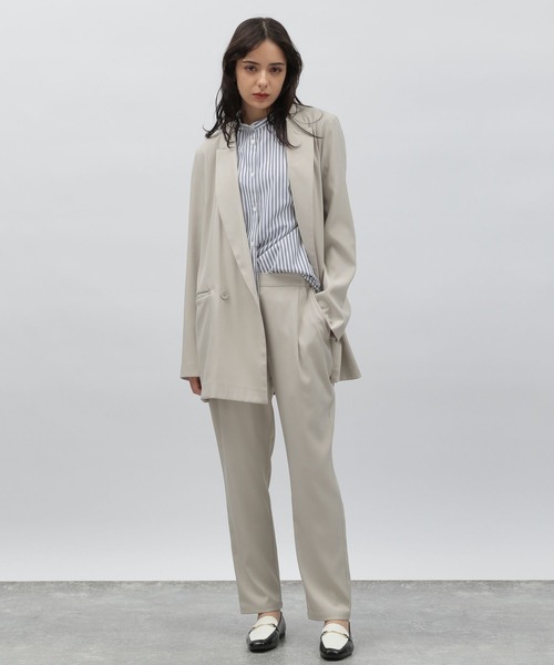 [LAKOLE] tailored jacket SMALL Sand серый женский 