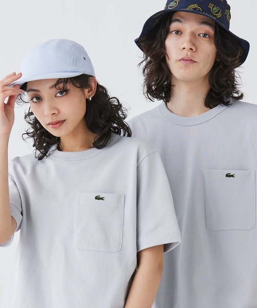 LACOSTE メンズ半袖Tシャツ LACOSTE ラコステ 半袖Tシャツ メンズ アウトラインクロック