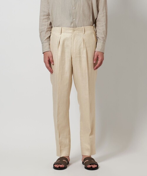 SOVEREIGN UNITED ARROWS リネンイージースラックス XL SOVEREIGN UNITED ARROWS リネンイージースラックス XL