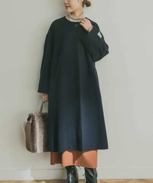 URBAN RESEARCH（アーバンリサーチ） ノーカラーコート 36 ベージュ系