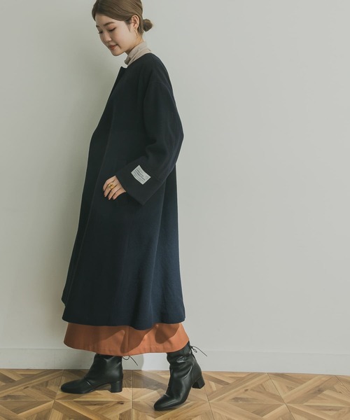 URBAN RESEARCH（アーバンリサーチ） ノーカラーコート 36 ベージュ系