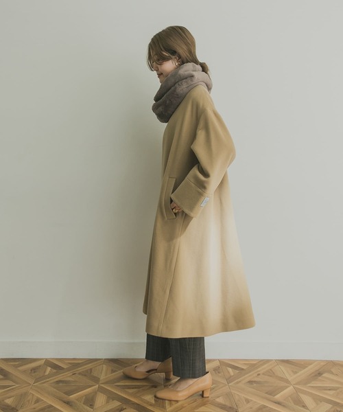 URBAN RESEARCH（アーバンリサーチ） ノーカラーコート 36 ベージュ系