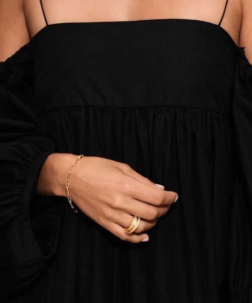 TOM WOOD トムウッド Square Bracelet ゴールド ブレスレット セール】【TOMWOOD(トムウッド)】Square Bracelet ゴールド