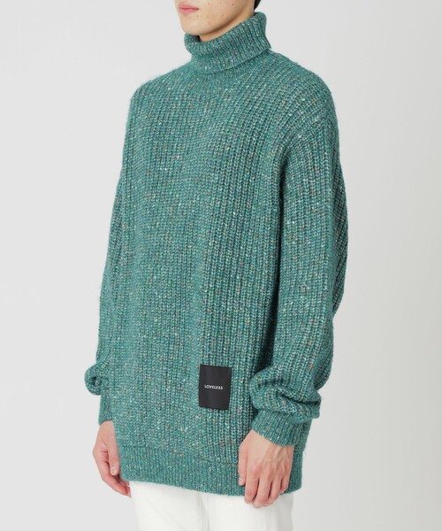 LOVELESS（ラブレス） タートルネックニット S ネイビー メンズ