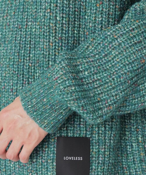 LOVELESS（ラブレス） タートルネックニット S ネイビー メンズ