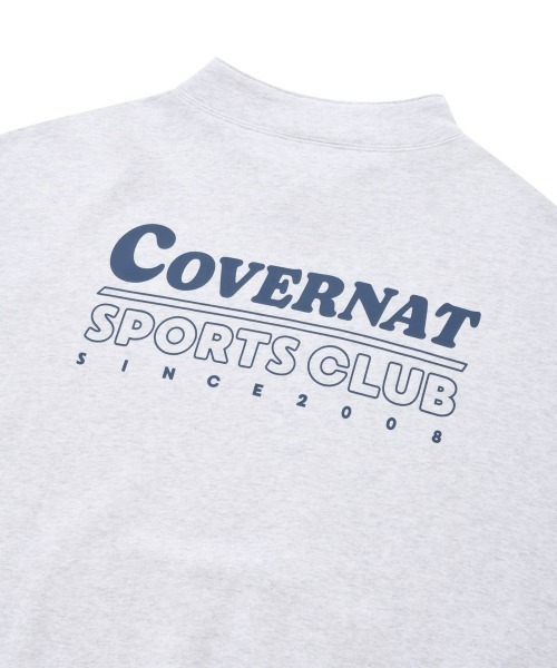 「COVERNAT」 スウェットカットソー MEDIUM ヘザーグレー メンズ